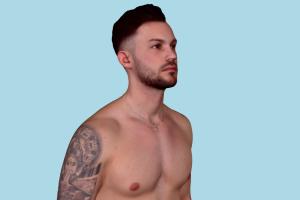 Corey Posed Swimwear Swimwear, Swimwear-bundle, posed, summer, beach, boy, male, man, scanned, people, renderpeople